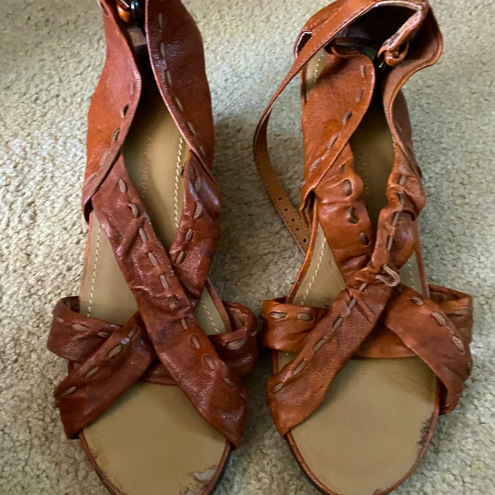 B Markowski Tan Sandals